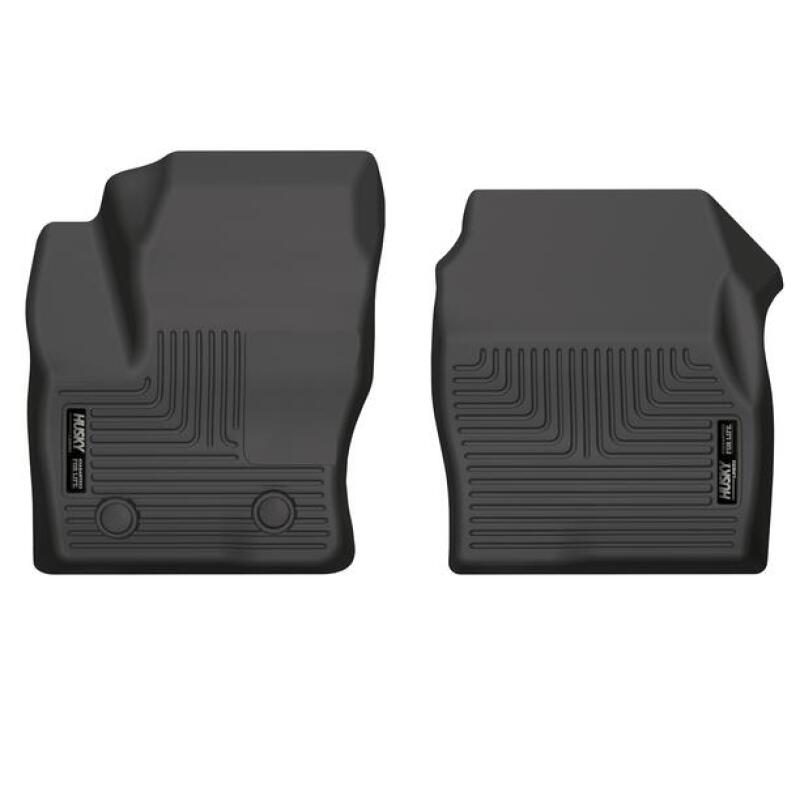 Ford Transit Connect Floor Mats - Front - Husky Liners - WeatherBeater - Black - `20-`22